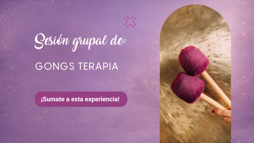 Sesión grupal de Gongs terapia